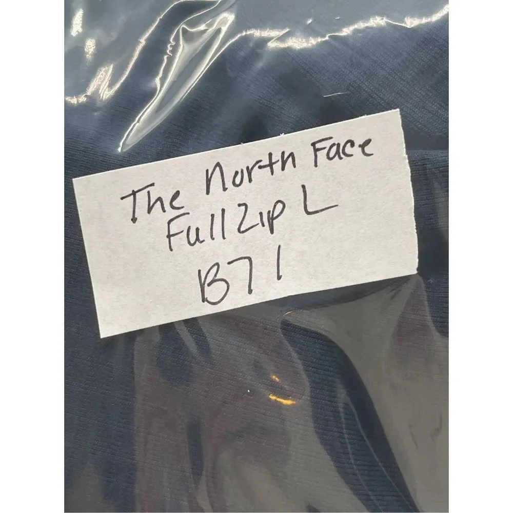 The North Face Jacket Men Size‎ Large Navy Blue Lightweight Logo